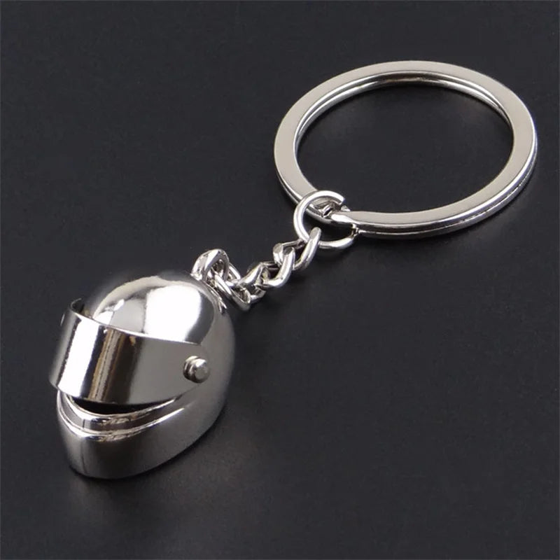 Motorcycle Helmet Keychain