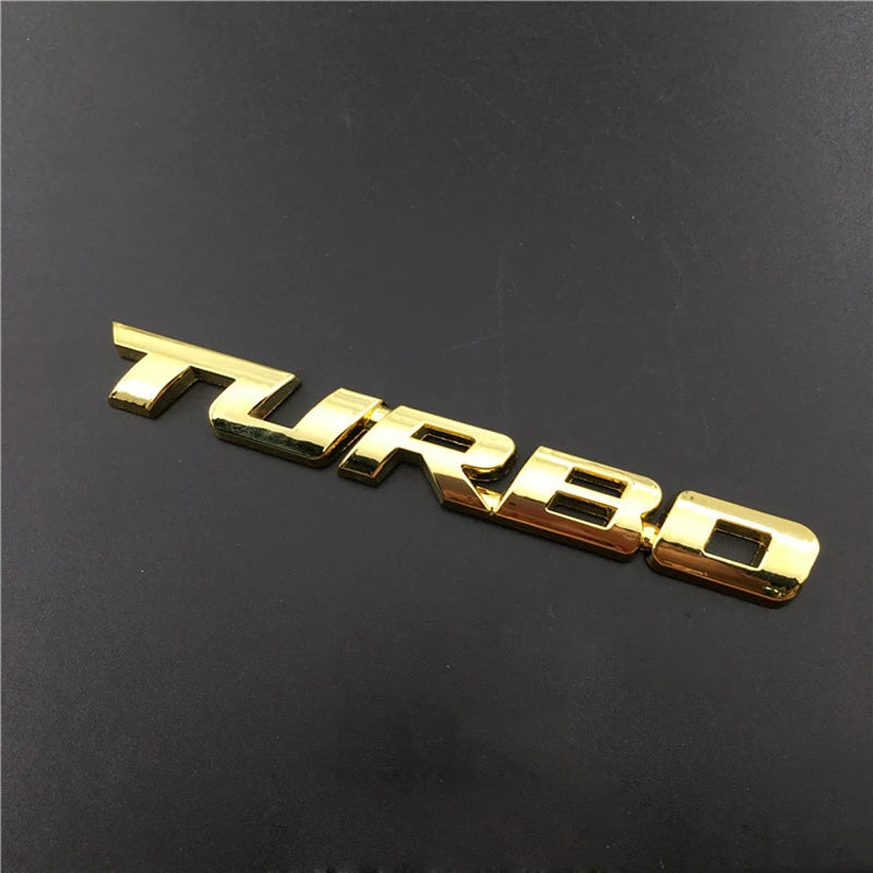 "Turbo" Emblem Badge