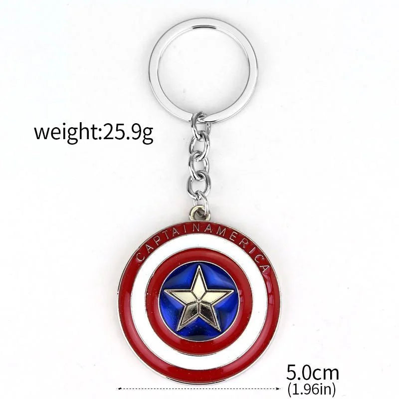Captain America Shield Keychain