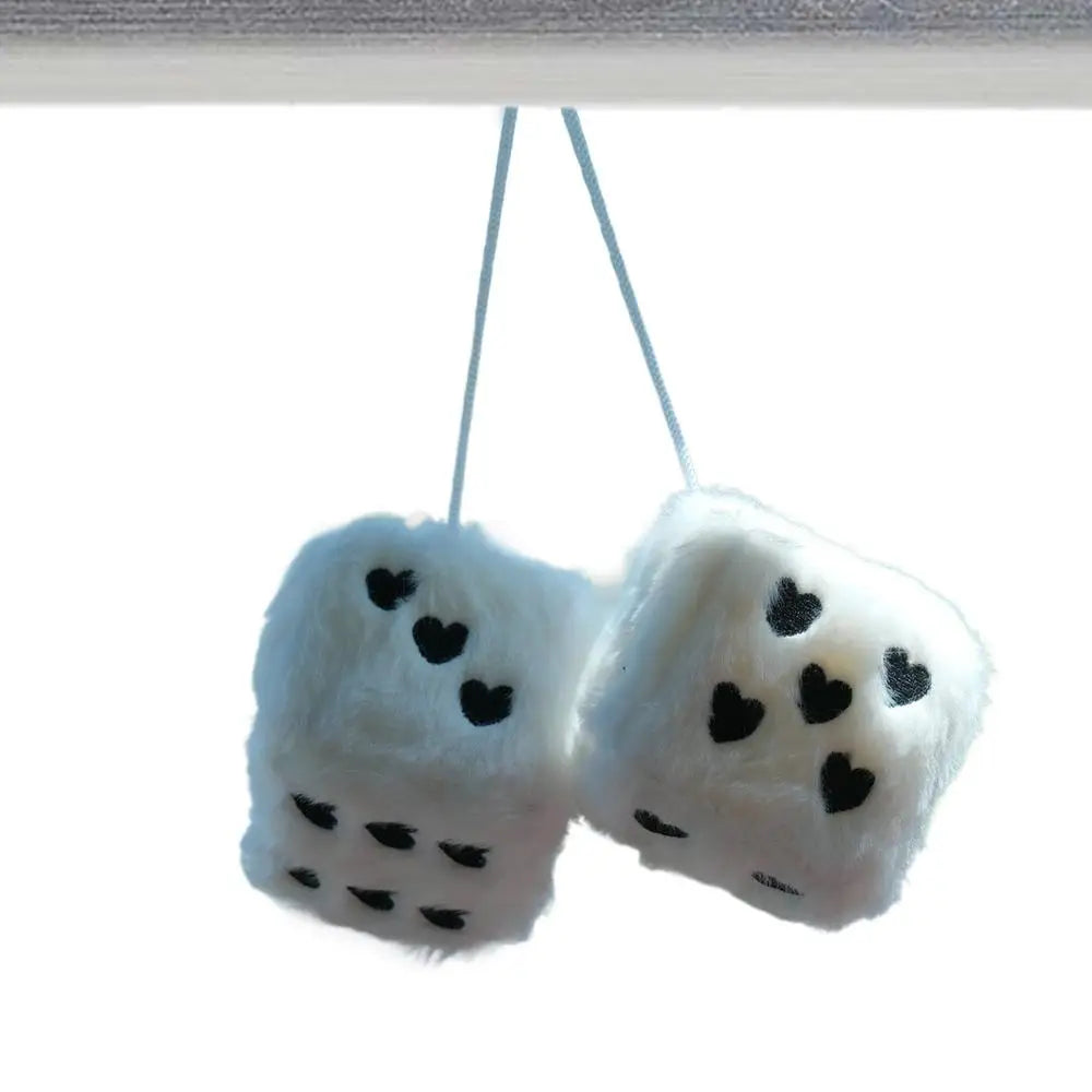 Fuzzy Dice Car Hanger