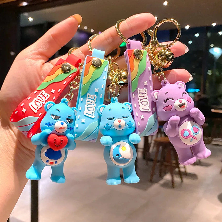 Cartoon Care Bears Keychain