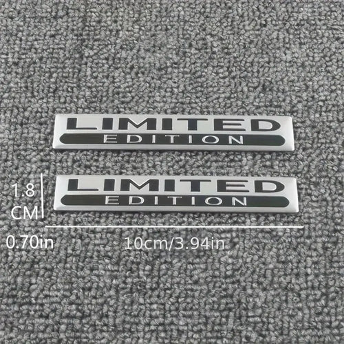 "Limited Edition" Emblem Badge