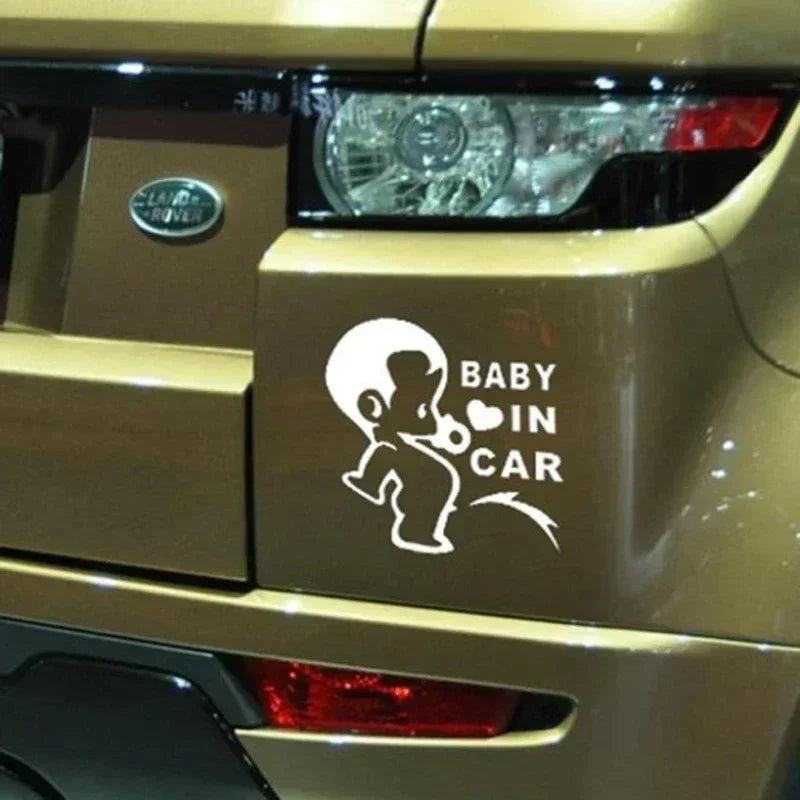 New Baby In Car Sticker