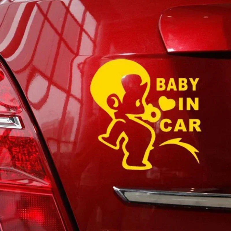 New Baby In Car Sticker