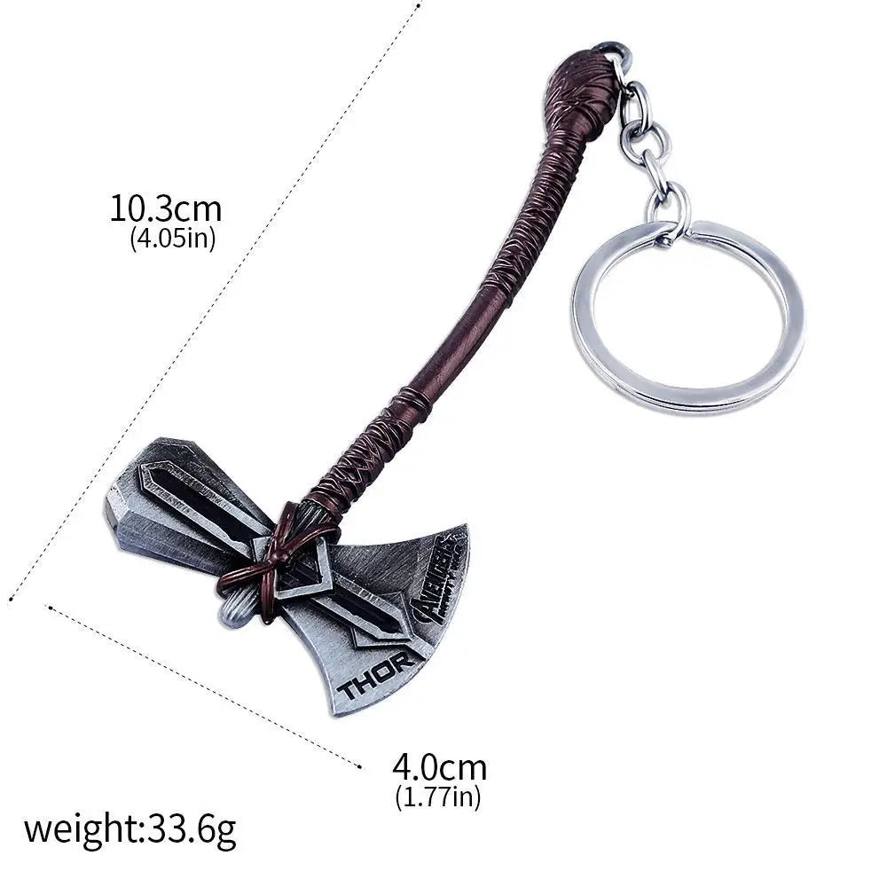 Thor Hammer Metal Keychain