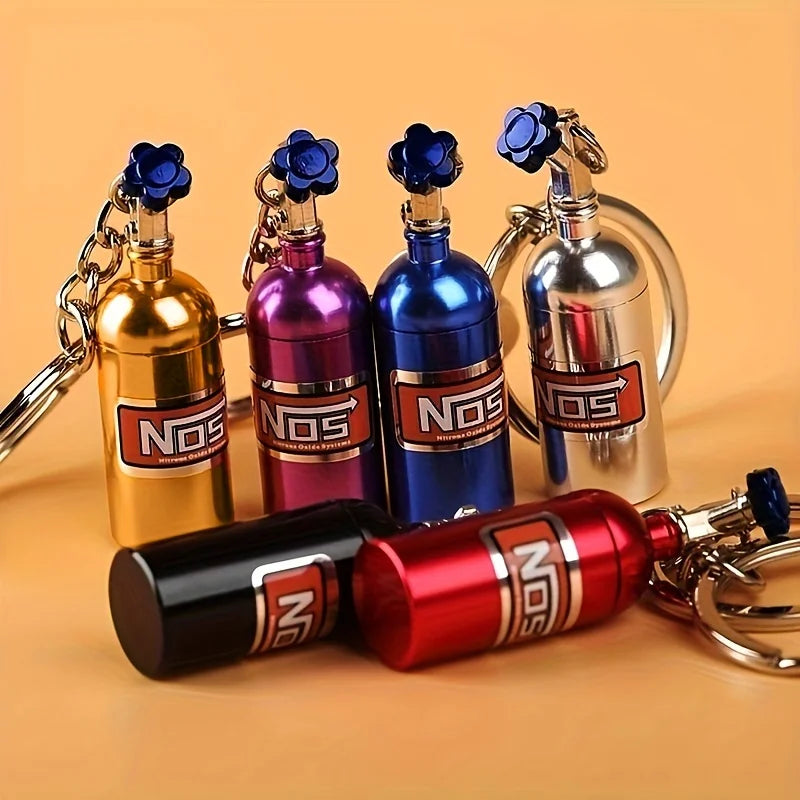 NOS Metal Keychain