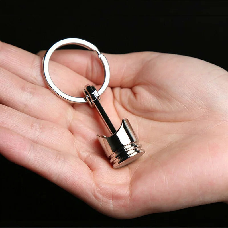 Car Engine Piston Keychain