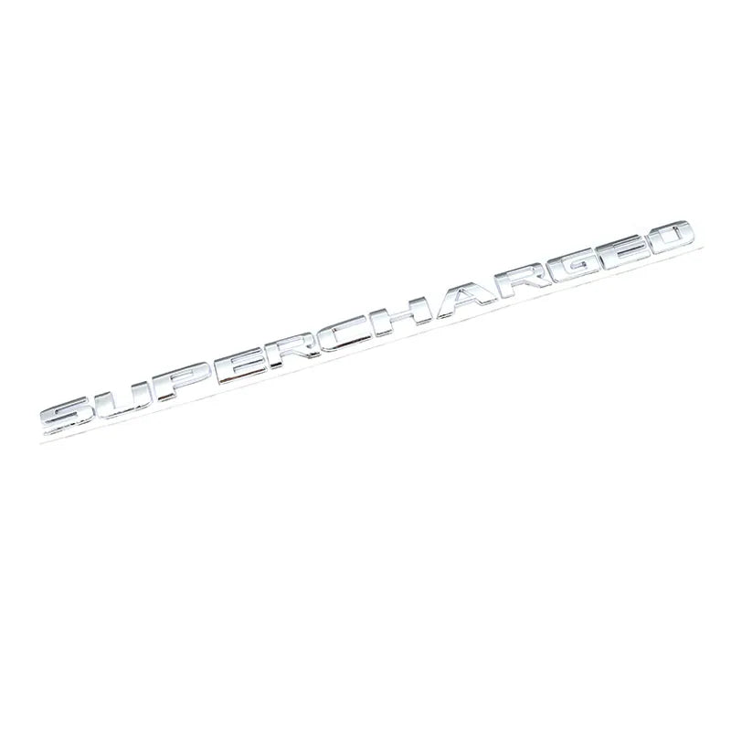 Supercharged Logo Emblem Badge