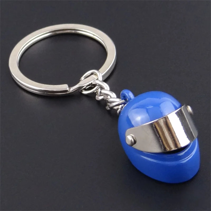 Motorcycle Helmet Keychain