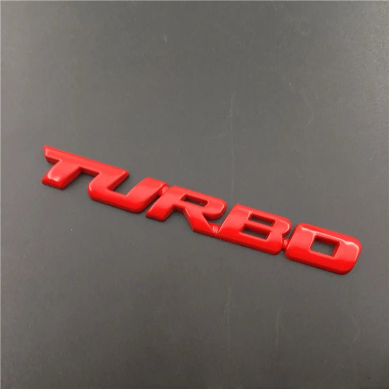 "Turbo" Emblem Badge