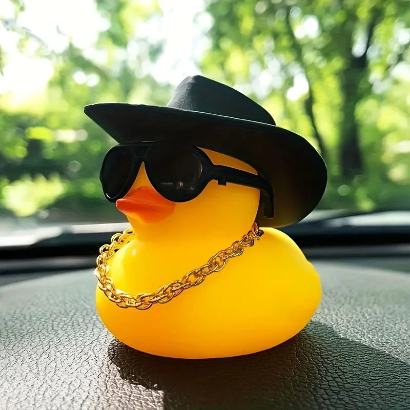 Duck Sombrero Dashborard Decor