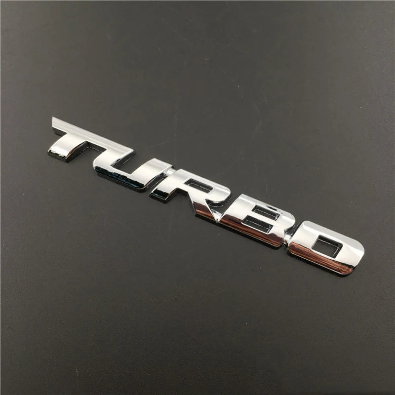 "Turbo" Emblem Badge