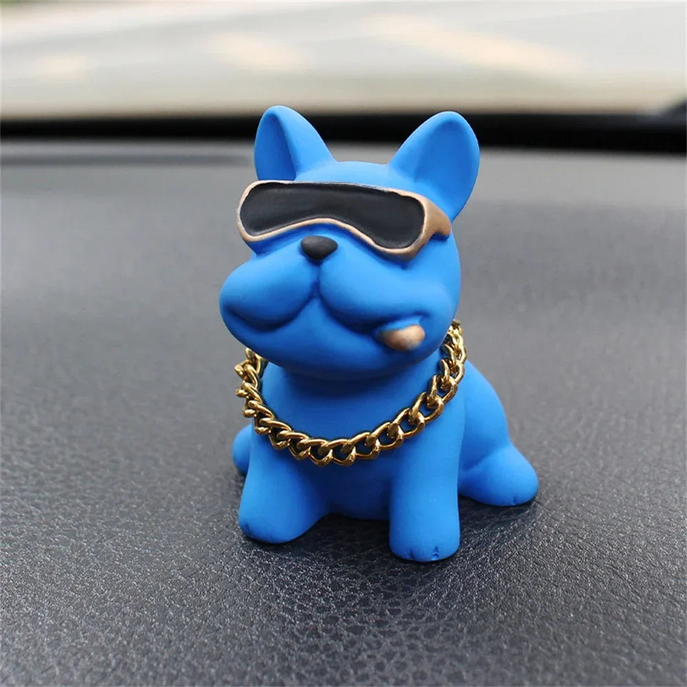 Bulldog Dashboard Decor